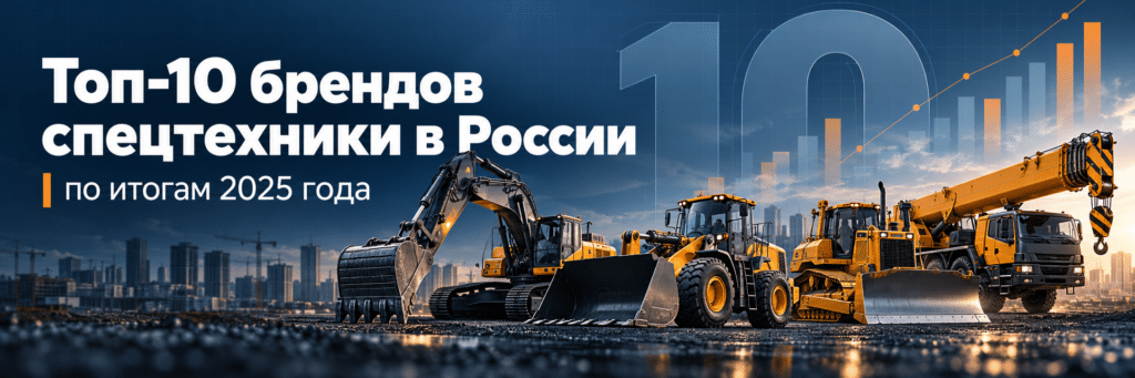 Самые продаваемые бренды спецтехники в России в 2025 году